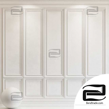 Material Stone Decorative plaster with molding 172