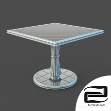 Fratelli Barri FLORENCE side table 3D Model id 9539