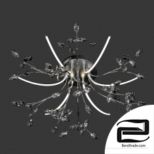 Led chandelier with crystal Eurosvet 90037/6