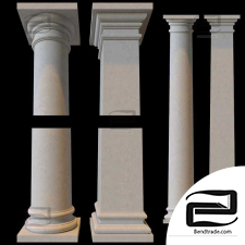 Stucco Column