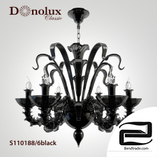 Donolux S110188/6black chandelier