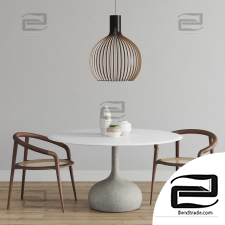 Table and chair Alias Saen Round
