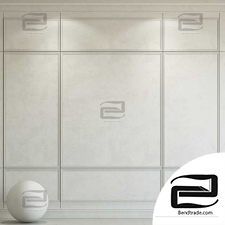 Material Decorative plaster with molding 313
