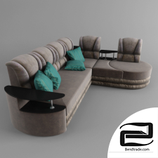 corner sofa 3D Model id 15019