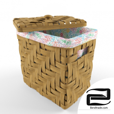 Laundry basket 3D Model id 16822