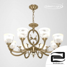 ODEON LIGHT CHANDELIER 3998/8 PIEMONT