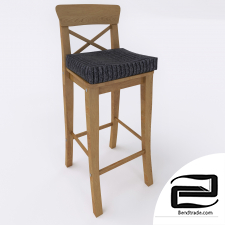 Bar stool 3D Model id 14701