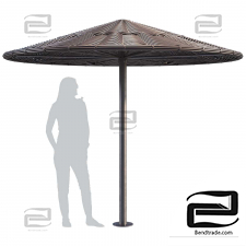 Exterior of the Beach umbrella Premium