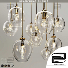 Pendant lamp Collection Branching bubble