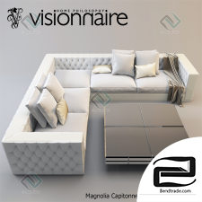 Sofa Sofa Magnolia Capitonne 3, Acer tavolo basso