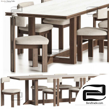 Es Taller table and chairs