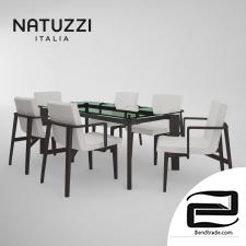 Natuzzi Sonata and B&B ITALIA oska table