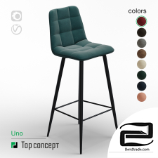 UNO bar stool 3D Model id 10105