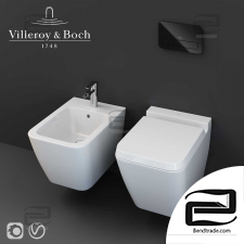 Toilet and bidet Villeroy&Boch Finion 09