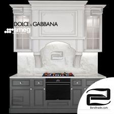 Kitchen furniture Smeg, Dolce & Gabbana
