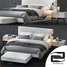 Bed minotti harvey andersen