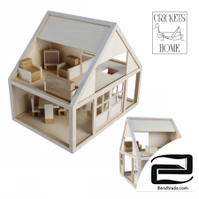 Wooden house from Crickets Home