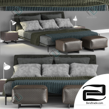 Bed Bed Flexform Adda