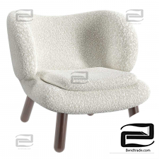 Boucle Caldwell White Loft Chairs-Concept