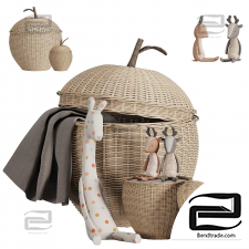 Items for Children's Ferm Living Apple Braided Baskets