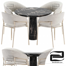 Table and Chairs Dining Set 06