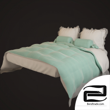 Bed linen 3D Model id 17802