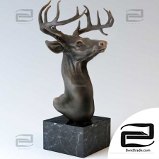 Deer head Sculptures