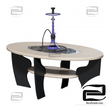 Table and hookah