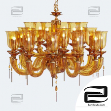 Hanging lamp Hanging lamp Euroluce Julienne Amber