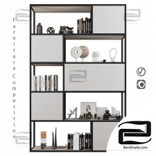 Shelving Furniture Composition 44