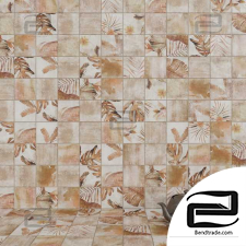 Materials Tile,tile ZYX by Colorker AMAZONIA TROPIC COTTO