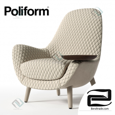 Armchair Poliform MAD KING Chair