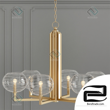 Hanging lamp Breton 8 Light Pendant lamp