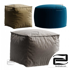 Pouf Meridiani toto