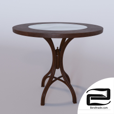 Wooden table 3D Model id 12225