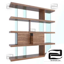 Shelving with Angel Cerda drawers