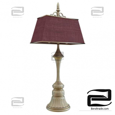 Table lamp red abajour light