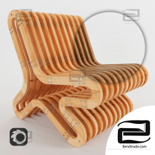  The Slank Occasional Chair Model 01