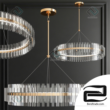 Round Crystal Chandelier Pendant Lamp