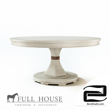 Round dining table FULL HOUSE 3D Model id 10377