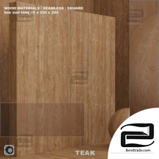 Material wood, teak 40