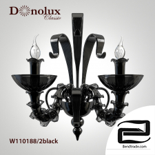 Donolux W110188/2black wall lamp