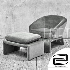 Chair and pouf LoftDesigne 32821 model
