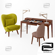 Table and chair Macchiato, Zhida