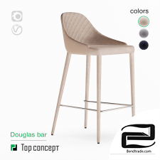 Douglas semi-bar chair