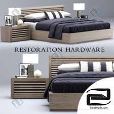 Bed Bed Restoration Hardware Grand Shutter