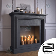 Fireplace Fireplace Decorative 05