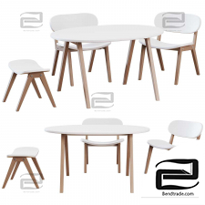 Ellipse Classic tables and chairs