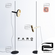 Floor lamp Floor lamps WHIZZ Satin gold and black