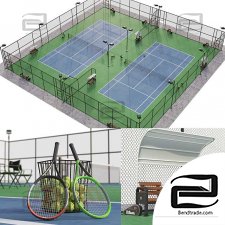 Tennis court sports